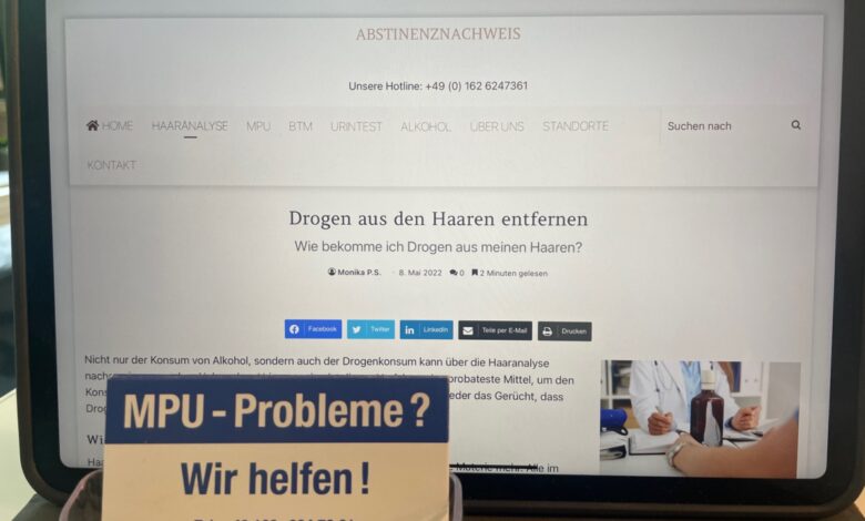 Abstinenznachweis kaufen