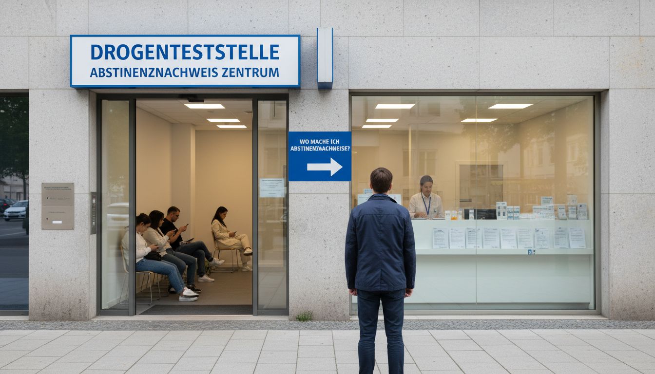 Wo mache ich Abstinenznachweise und Wer darf Abstinenzkontrollen durchführen?