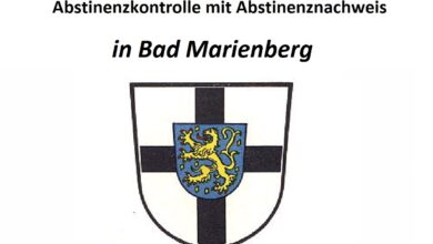 Abstinenznachweis in Bad Marienberg