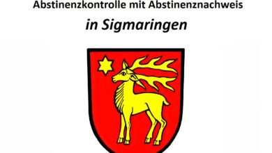 Abstinenznachweis in Sigmaringen