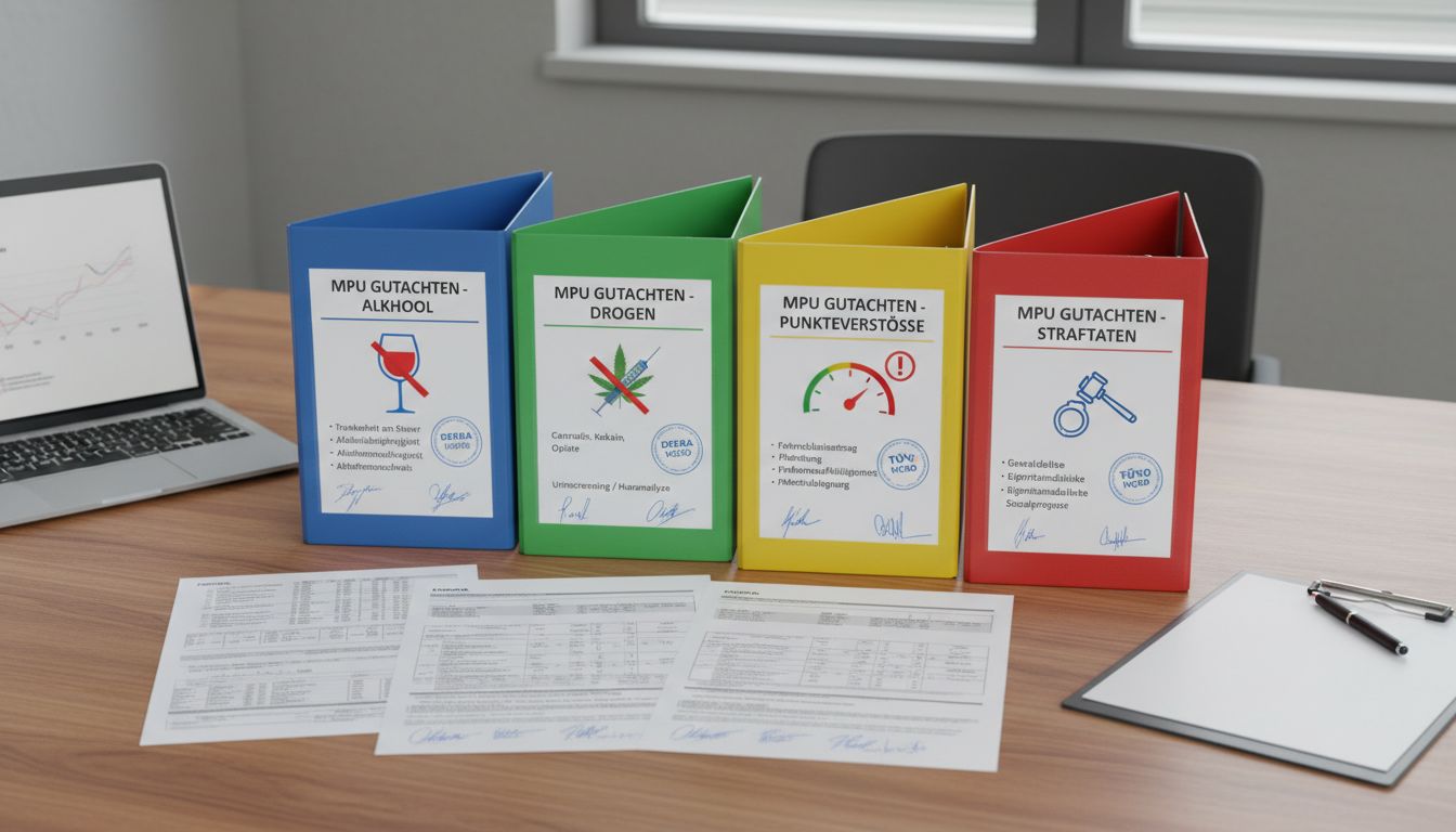 Welche Arten von MPU-Gutachten gibt es?