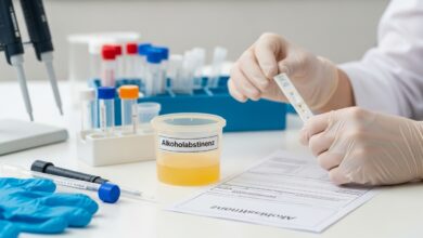 Alkoholabstinenz mit Urintest