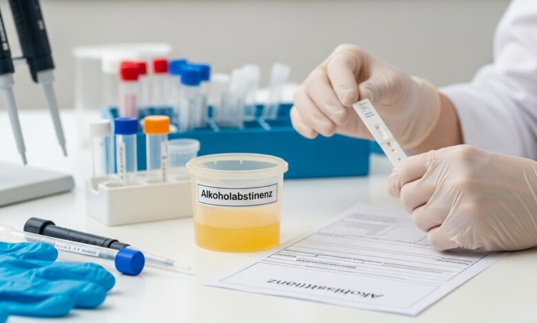Alkoholabstinenz mit Urintest