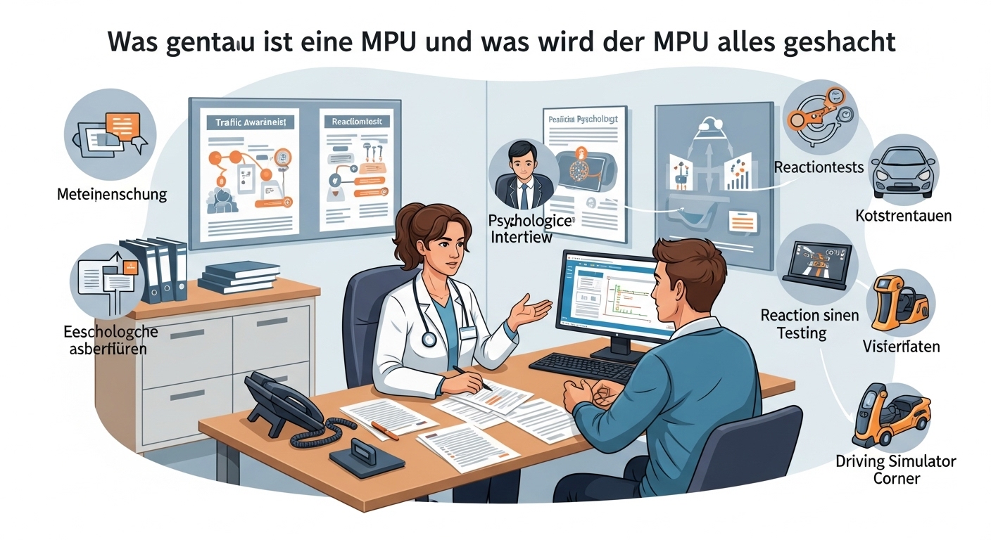 Was genau ist eine MPU und was wird bei der MPU alles gemacht?