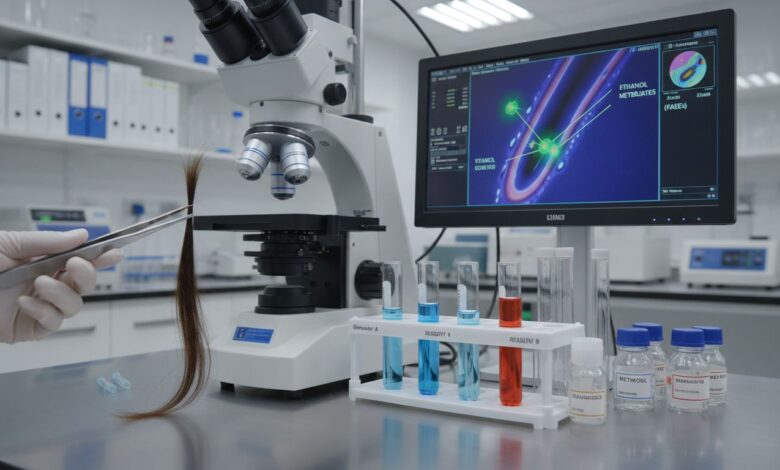 Haaranalyse auf Alkohol