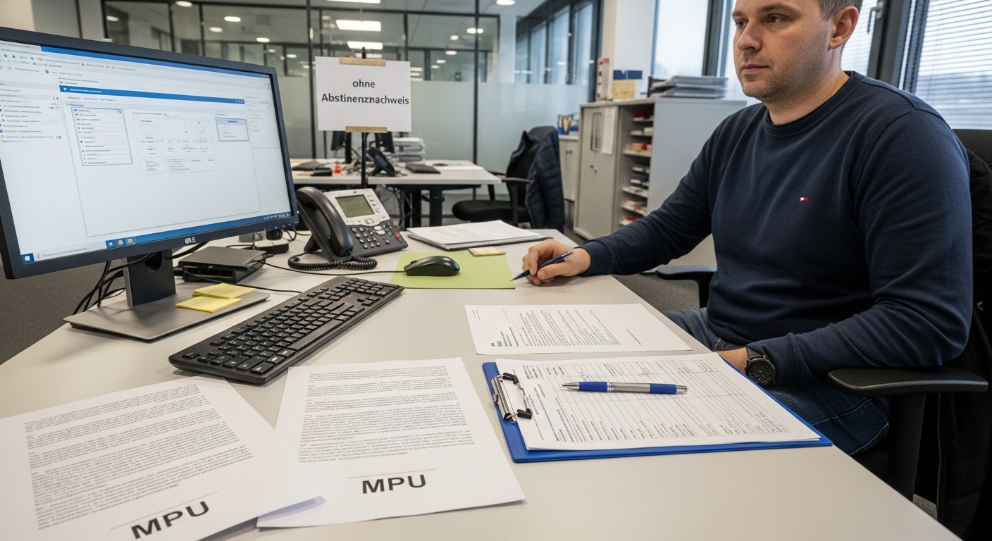 MPU ohne Abstinenznachweis