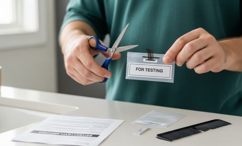Wie Haartest fuer Abstinenznachweis selber machen