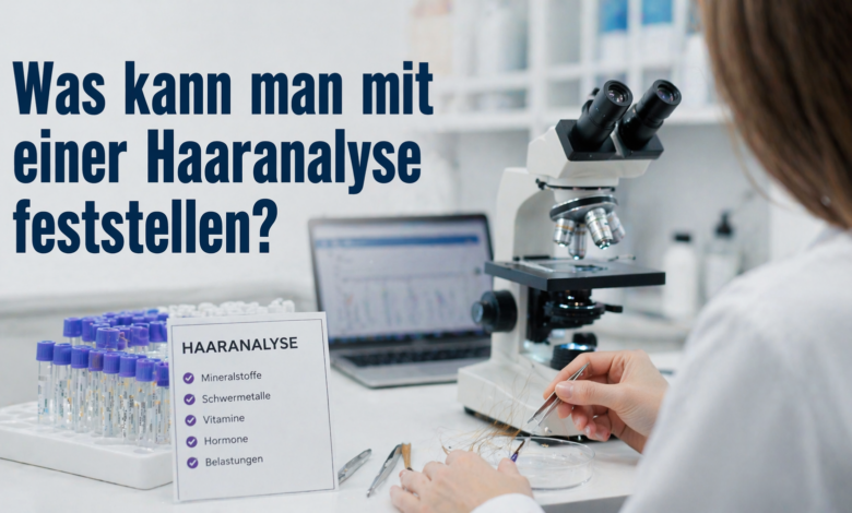 Was kann man mit Haaranalyse feststellen [Bildinhalt mit KI erstellt]