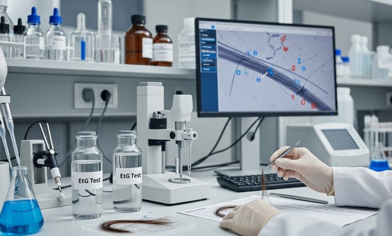 Wie hoch darf der EtG Wert sein Haare