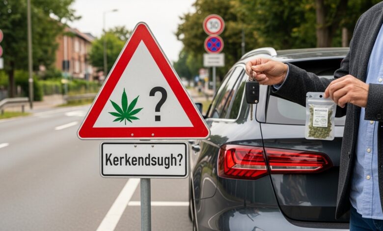 Wann darf man mit Cannabis Autofahren [Bildinhalt mit KI erstellt]