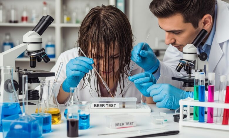 Kann man ein Bier in den Haaren nachweisen