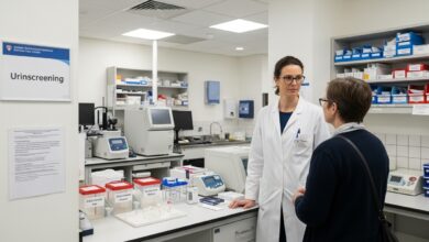 Wo mache ich ein Urinscreening