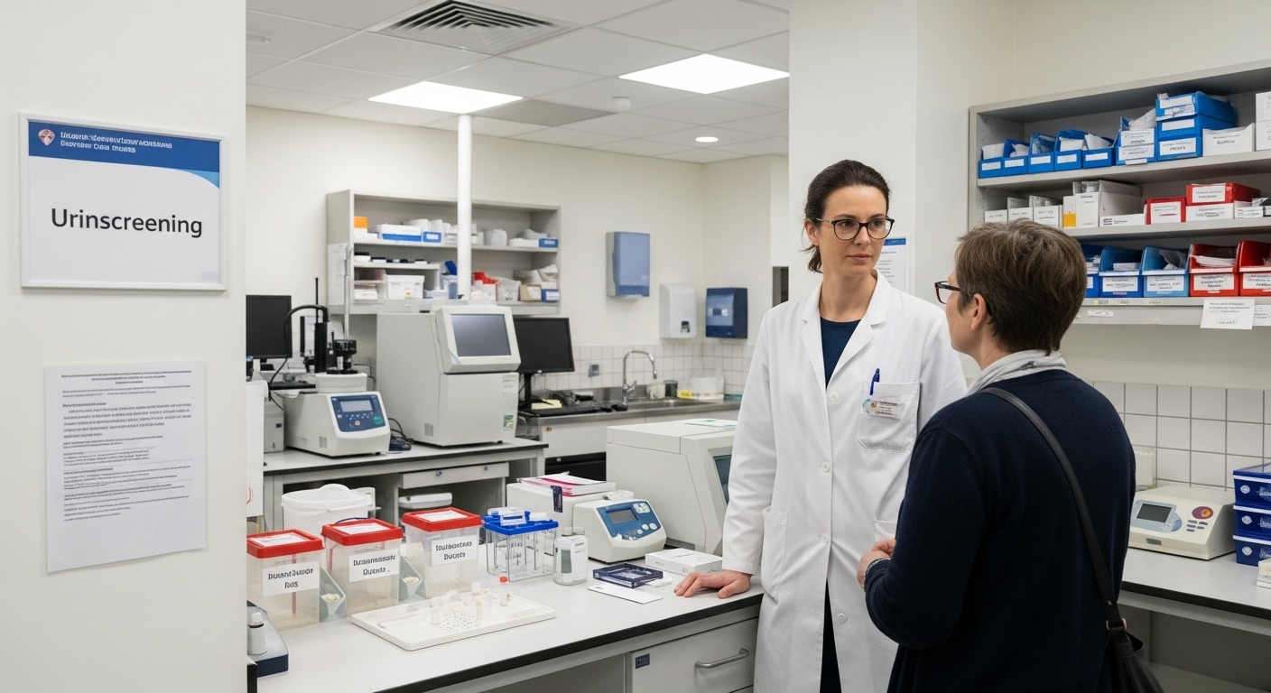 Wo mache ich ein Urinscreening?