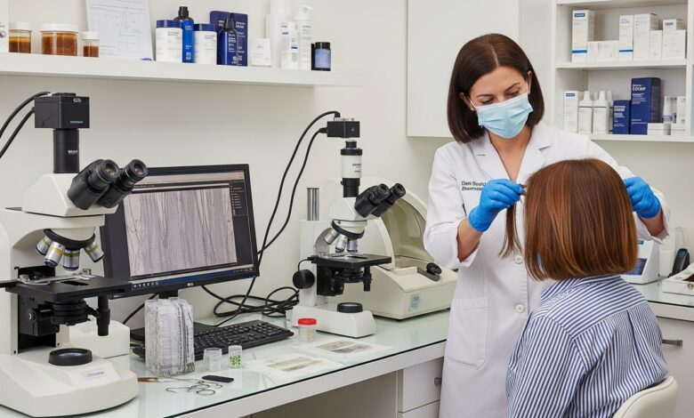 Wo kann ich eine private Haaranalyse machen