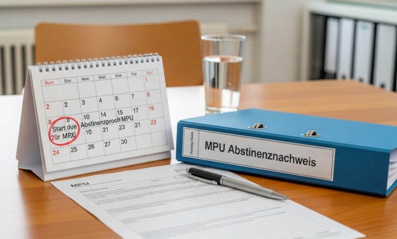 Abstinenznachweis wann beginnen?