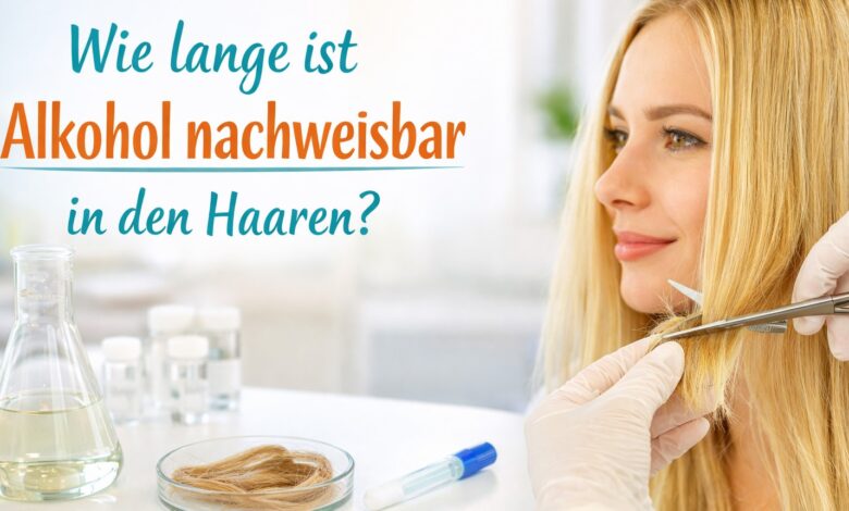 Wie lange ist Alkohol nachweisbar in den Haaren [Bildinhalt mit KI erstellt]