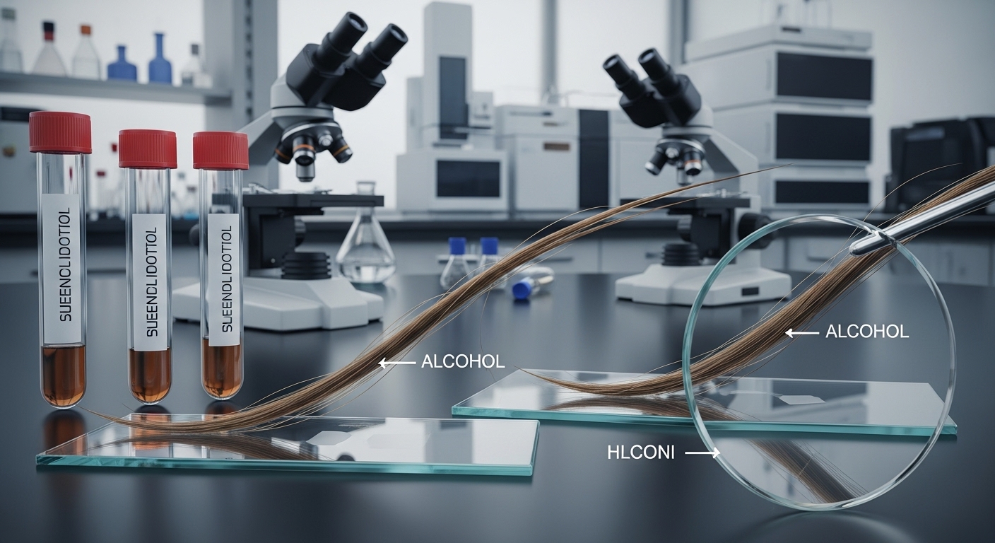 Wie lange ist Alkohol nachweisbar in den Haaren