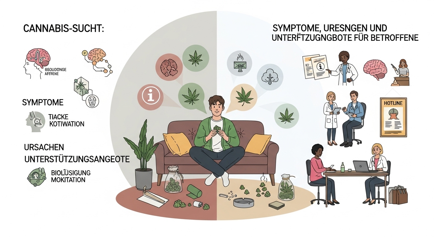 Cannabis-Sucht: Symptome, Ursachen und Unterstützungsangebote für Betroffene