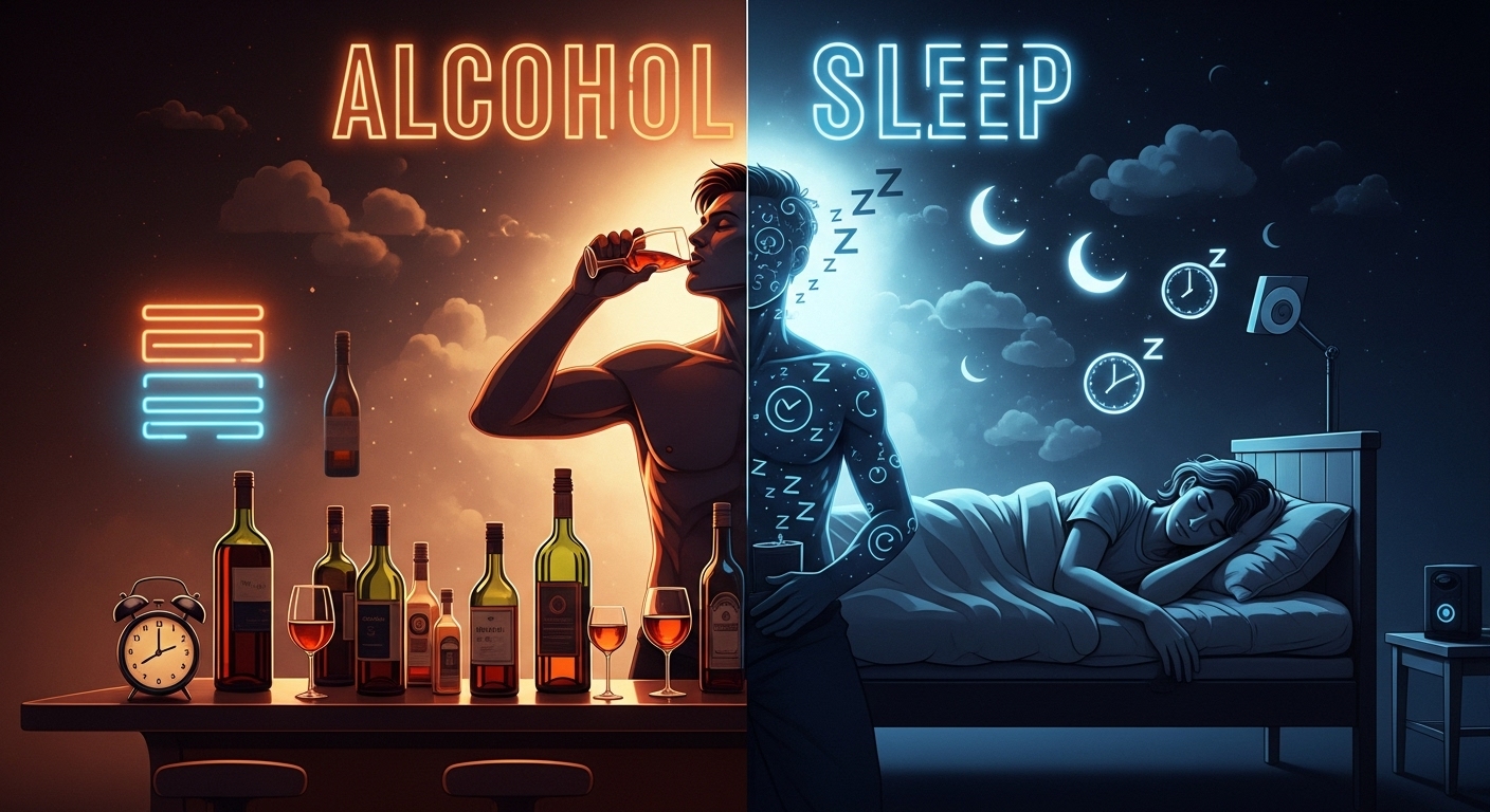 Die Verbindung zwischen Alkohol und Schlaf