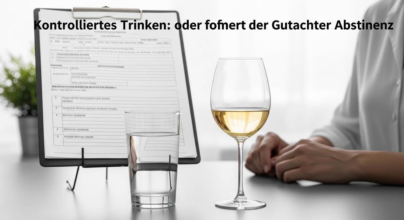 Abstinenzpflicht vs. Kontrolliertes Trinken: Wann fordert der Gutachter zwingend Abstinenz