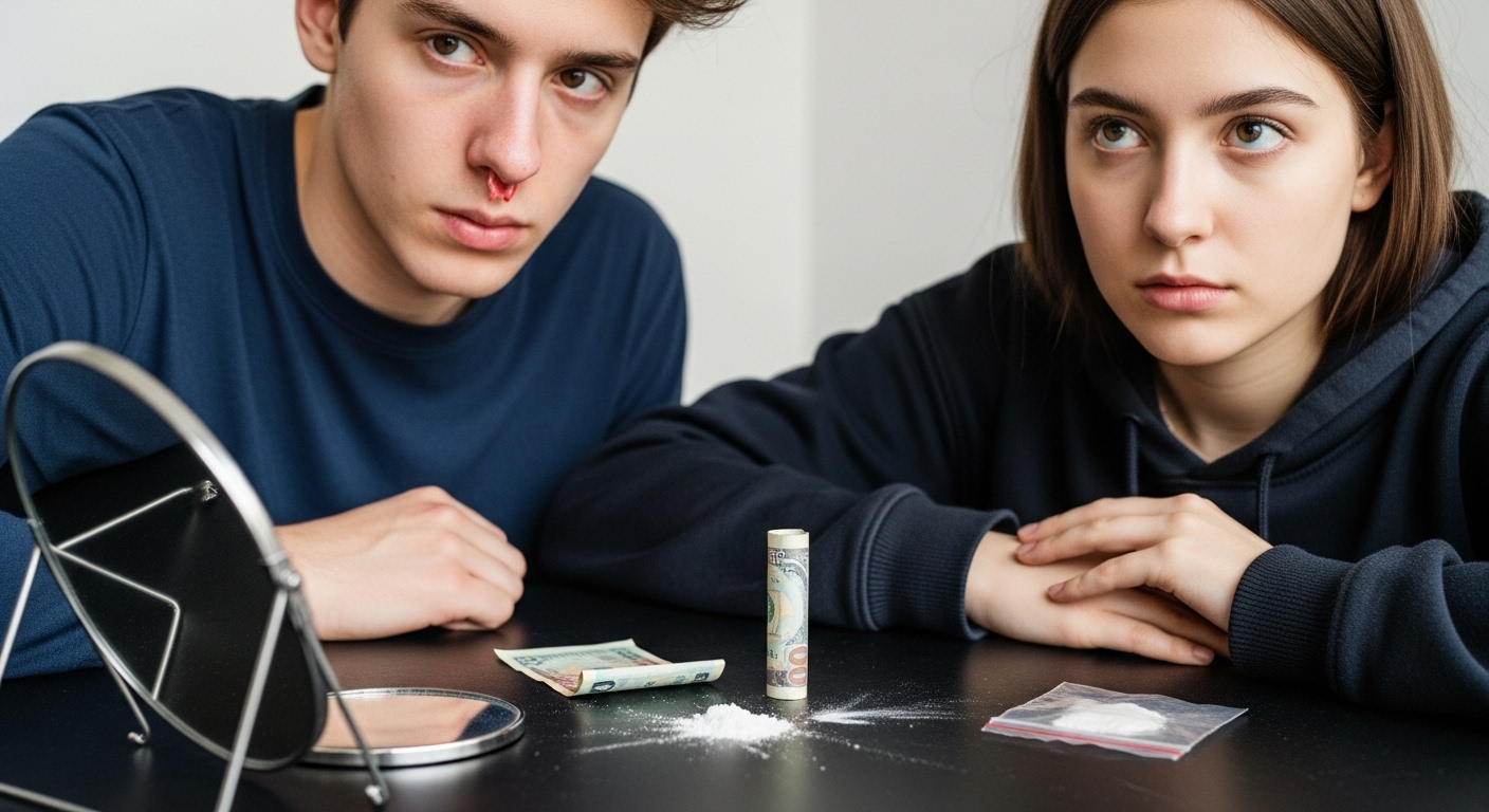 Anzeichen von Kokainkonsum erkennen – So deuten Sie Warnsignale richtig