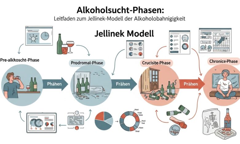 Alkoholsucht Phasen