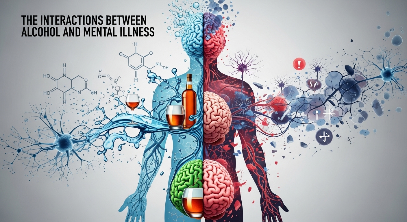 Die Wechselwirkungen zwischen Alkohol und psychischen Erkrankungen