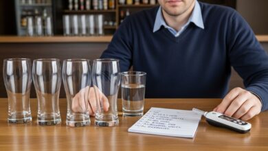 Kontrolliertes Trinken trotz hoher Promillezahl