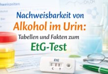 Nachweisbarkeit von Alkohol im Urin [Bildinhalt mit KI erstellt]
