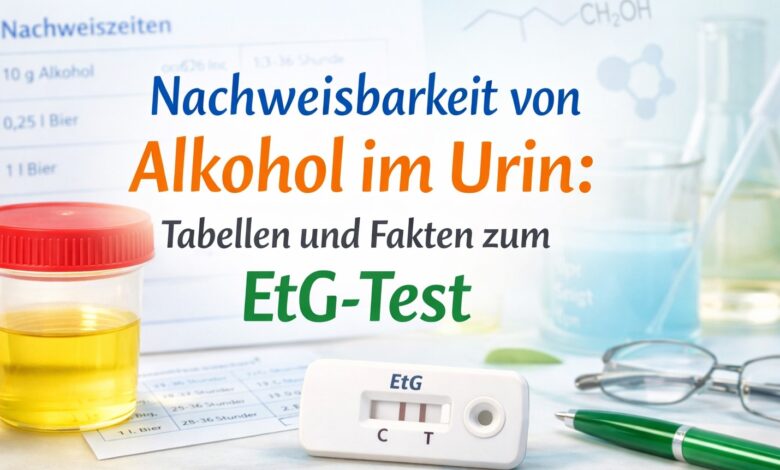 Nachweisbarkeit von Alkohol im Urin [Bildinhalt mit KI erstellt]