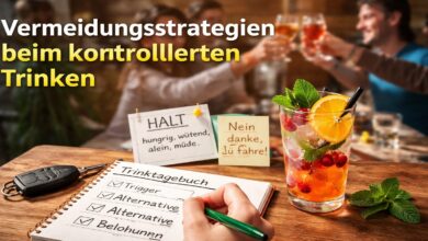 Vermeidungsstrategien beim kontrollierten Trinken