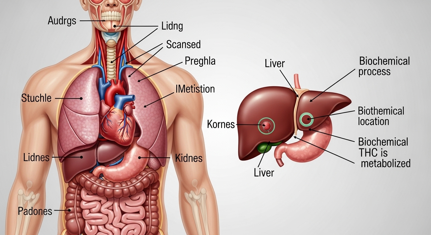 Welches Organ baut THC ab?