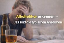 Alkoholiker erkennen [Bildinhalt mit KI erstellt]