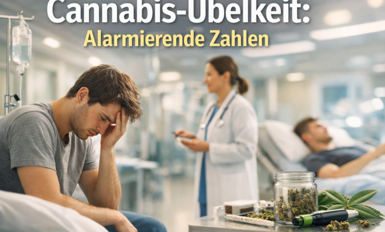 Cannabis-Übelkeit: Alarmierende Zahlen in Deutschland [Bildinhalt mit KI erstellt]