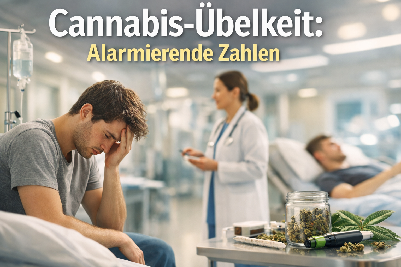 Cannabis-Übelkeit: Alarmierende Zahlen in Deutschland
