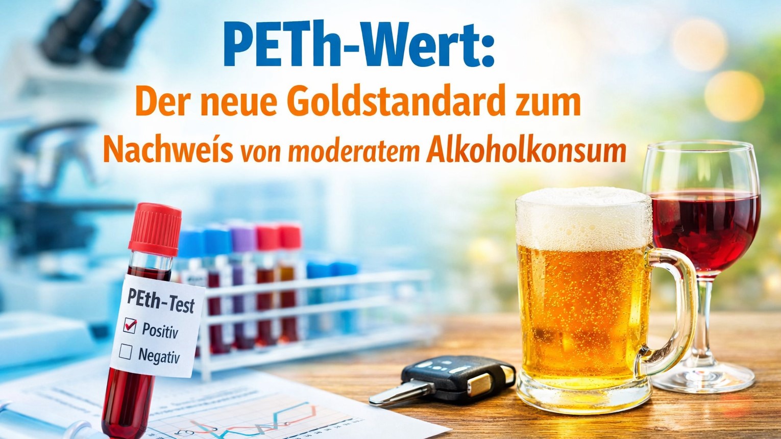 PEth-Wert: Der neue Goldstandard zum Nachweis von moderatem Alkoholkonsum