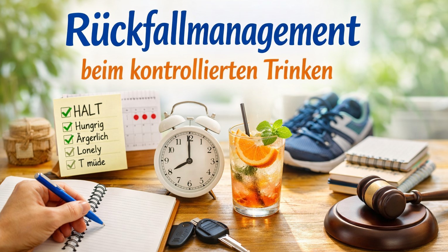 Rückfallmanagement beim kontrollierten Trinken: Was sage ich, wenn ich während der kT-Phase einmal zu viel getrunken habe?