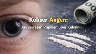 Kokser-Augen: Das verraten Pupillen über Kokain