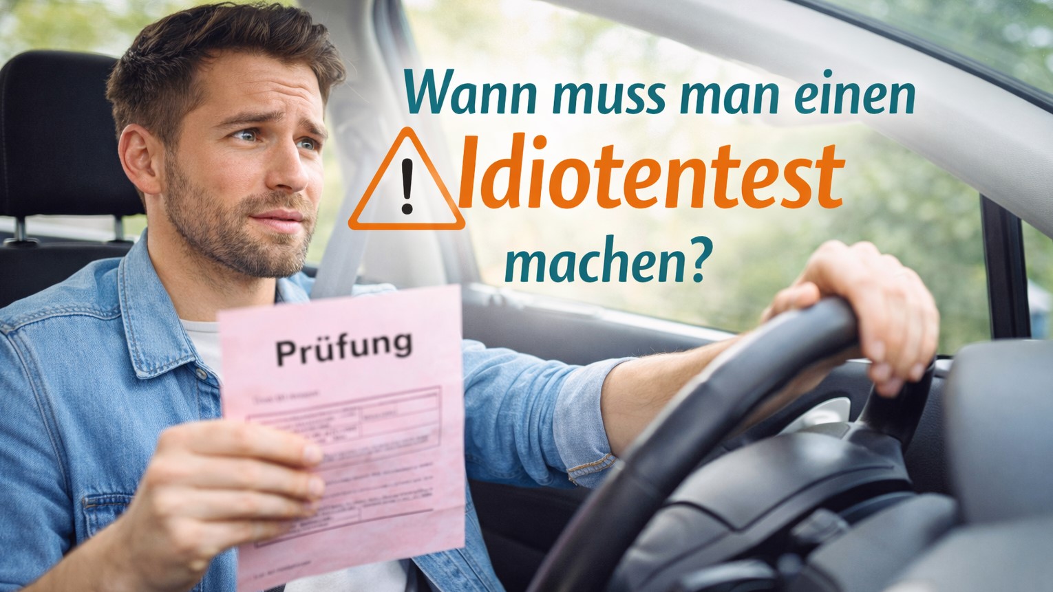 Wann muss man einen Idiotentest machen