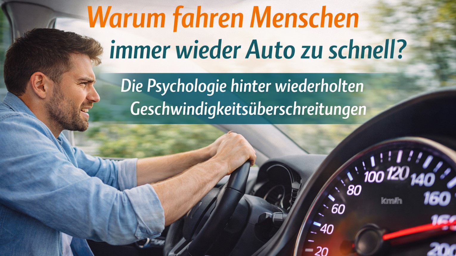 Warum fahren Menschen immer wieder Auto zu schnell? Die Psychologie hinter wiederholten Geschwindigkeitsüberschreitungen