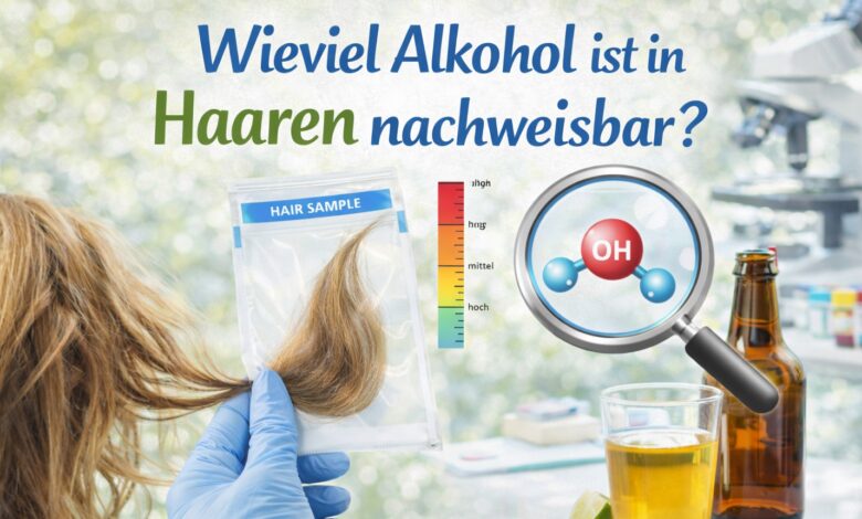 Wieviel Alkohol ist in Haaren nachweisbar