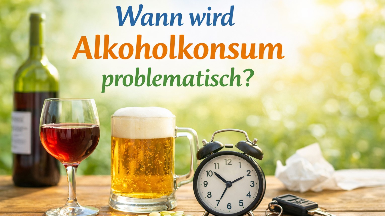 Wann wird Alkoholkonsum problematisch?
